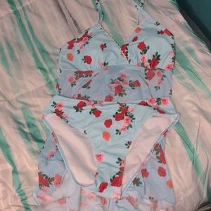 SHEIN 1XL two piece tankini